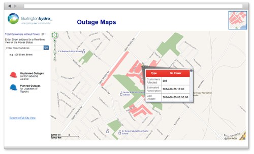 outage after switching