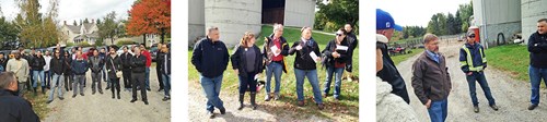 AGSI and BIO employees at Gilbrea Farms